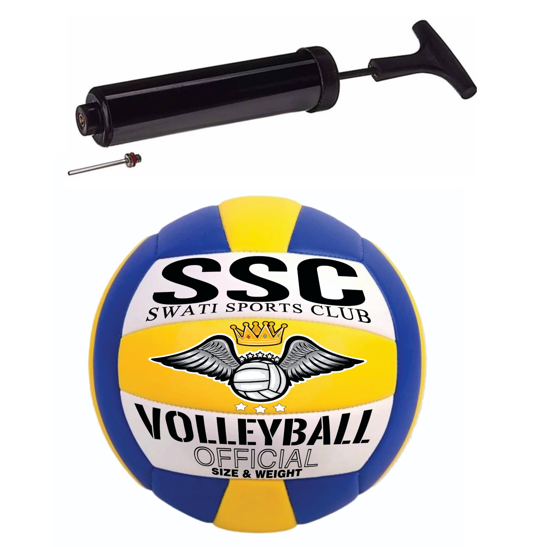 SSC Latest vollyball Size-5 with Air Pump Official Size and Weight (Pack of 1) (B0C7BRKQJV) Amazon Price History, Amazon Price Tracker