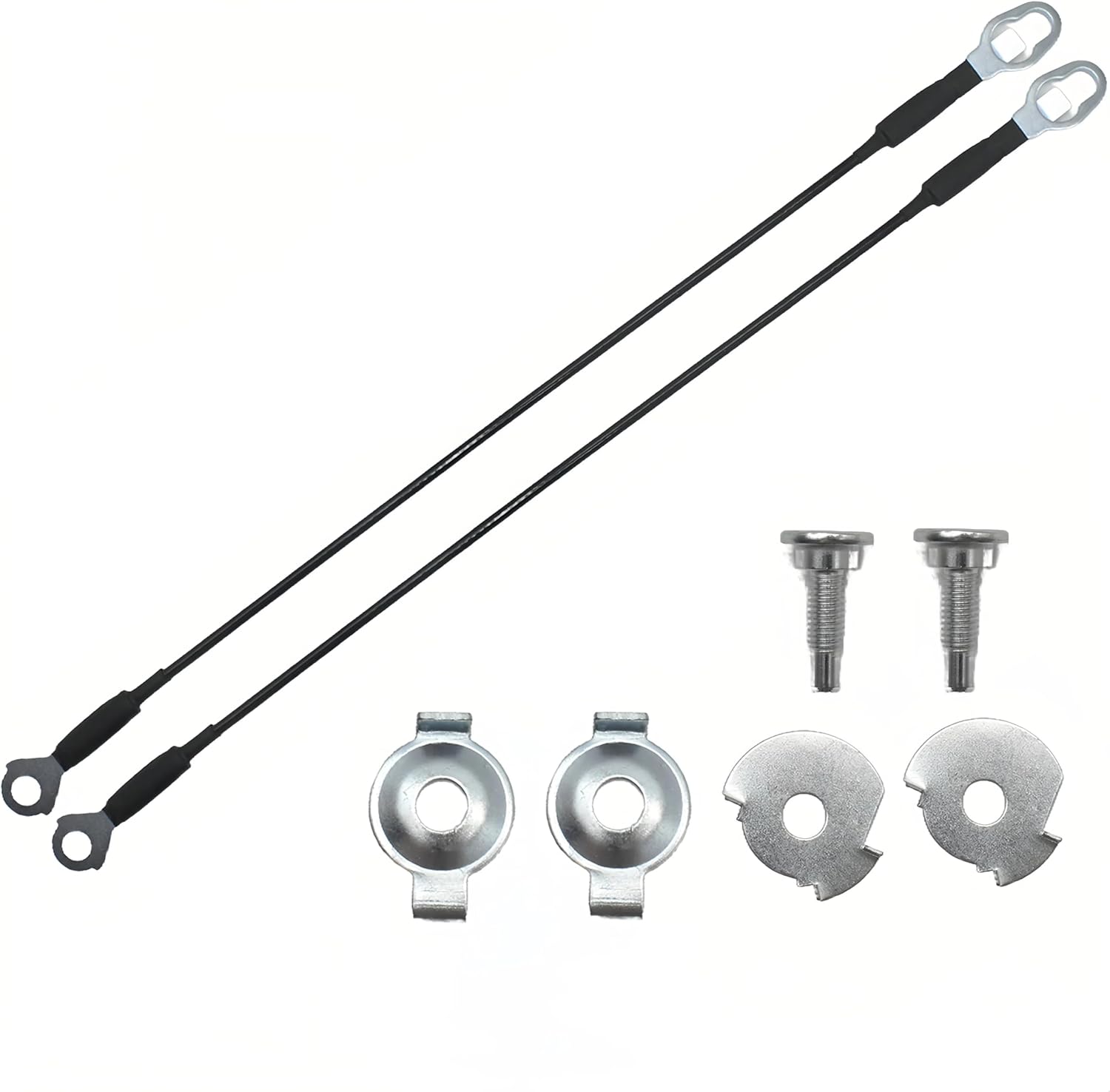2 PCS Tailgate Support Cable Compatible with F150 2004-2014 and Lincoln Mark LT 2006-2008，24 1/2 Inch Tailgate Lift Support Cable, Lift Gate Support Straps Pickup Replace 4L3Z-5443052-AA