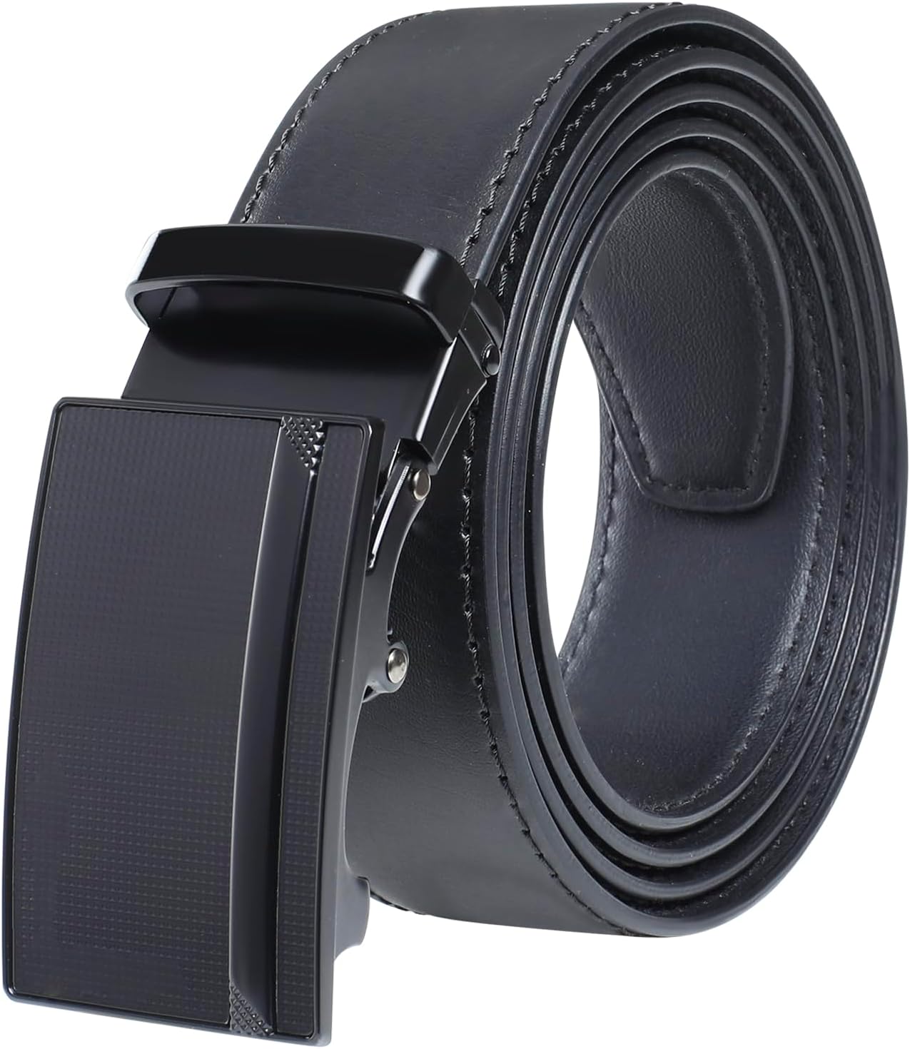 Men's Auto Lock PU Leather Belt
