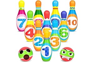 Bowling into Joy: Shindel Bowling Set for Kids, 10 Pins and 2 Balls