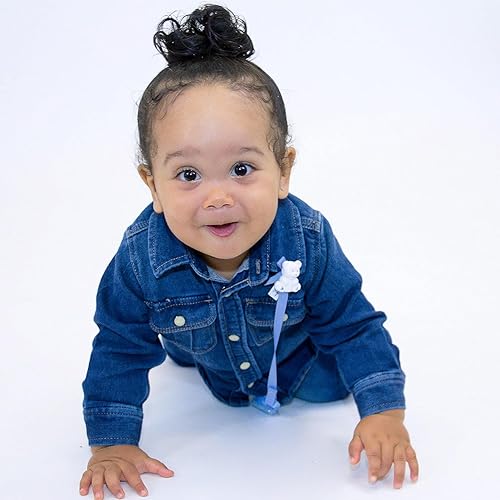 Miniatura 4 de Baby Buddy Clip universal para chupete - Se ajusta al paci o se fija con anillo de silicona de ajuste universal, clip para chupete, para bebés de 4