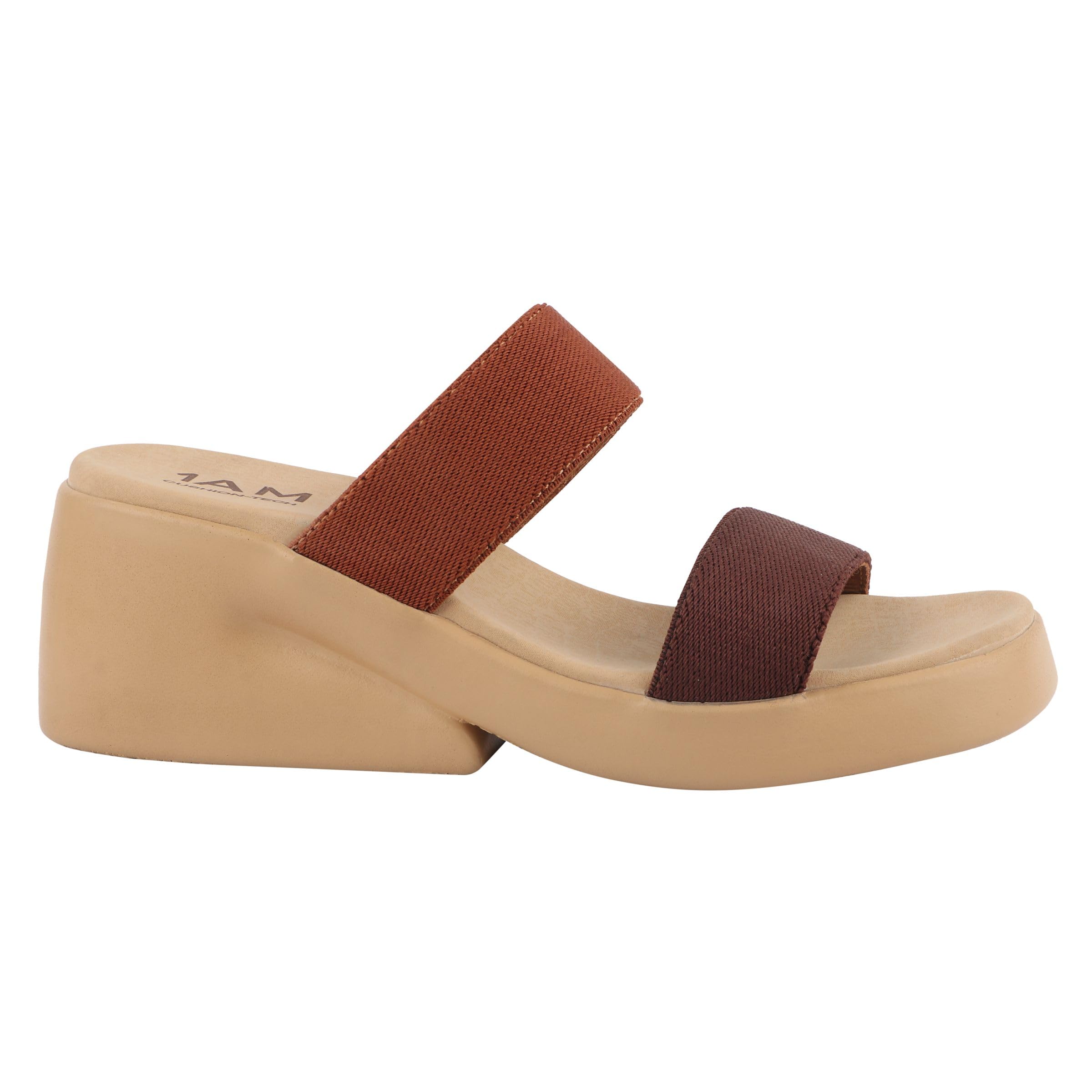Medifeet Womens Dual Strap II Heel Sandal II Cushion Slip-On Wedges (BROWNTAN, 6) (B0CVGP2J15) Amazon Price History, Amazon Price Tracker
