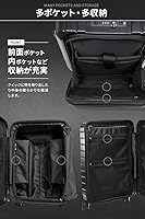 Amazon | [Evoon] スーツケース 拡張機能付き キャリーバッグ キャリー