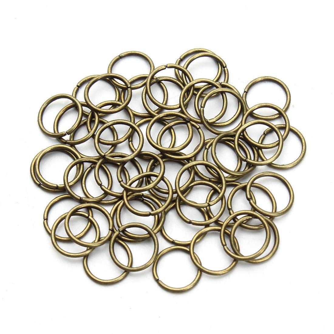 Set 1400 Anelli Di Giunzione Aperti Argento – 7 Misure (3-10 Mm) Con Scatola Portagioelli – Fai Da Te Gioielli