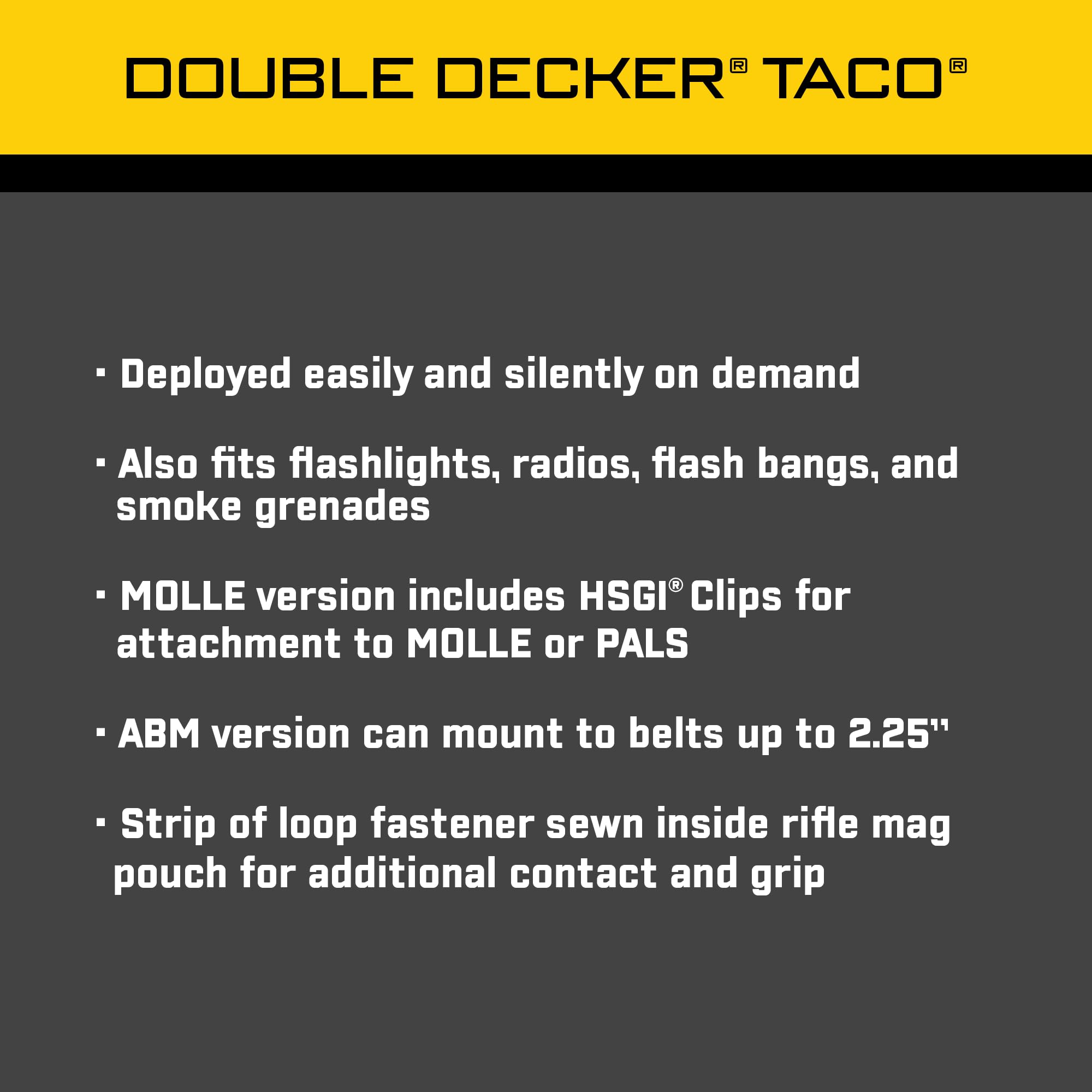 HSGI Double Decker Taco® MultiCam