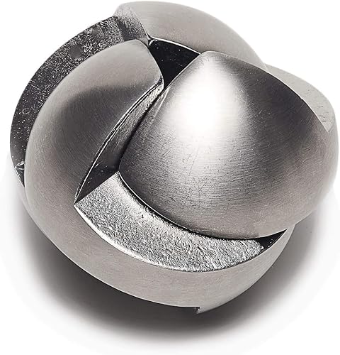Craighill Venn Puzzle  Acero inoxidable  2.25 pulgadas de diámetro  Rompecabezas mecánico hecho de acero inoxidable  Un desafío difícil para la