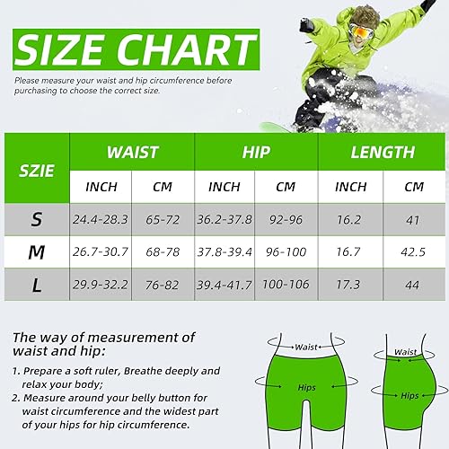 Miniatura 5 de Pantalones cortos protectores acolchados para snowboard, patinaje y esquí, protección de cadera 3D, equipo de impacto para cadera, glúteos y coxis