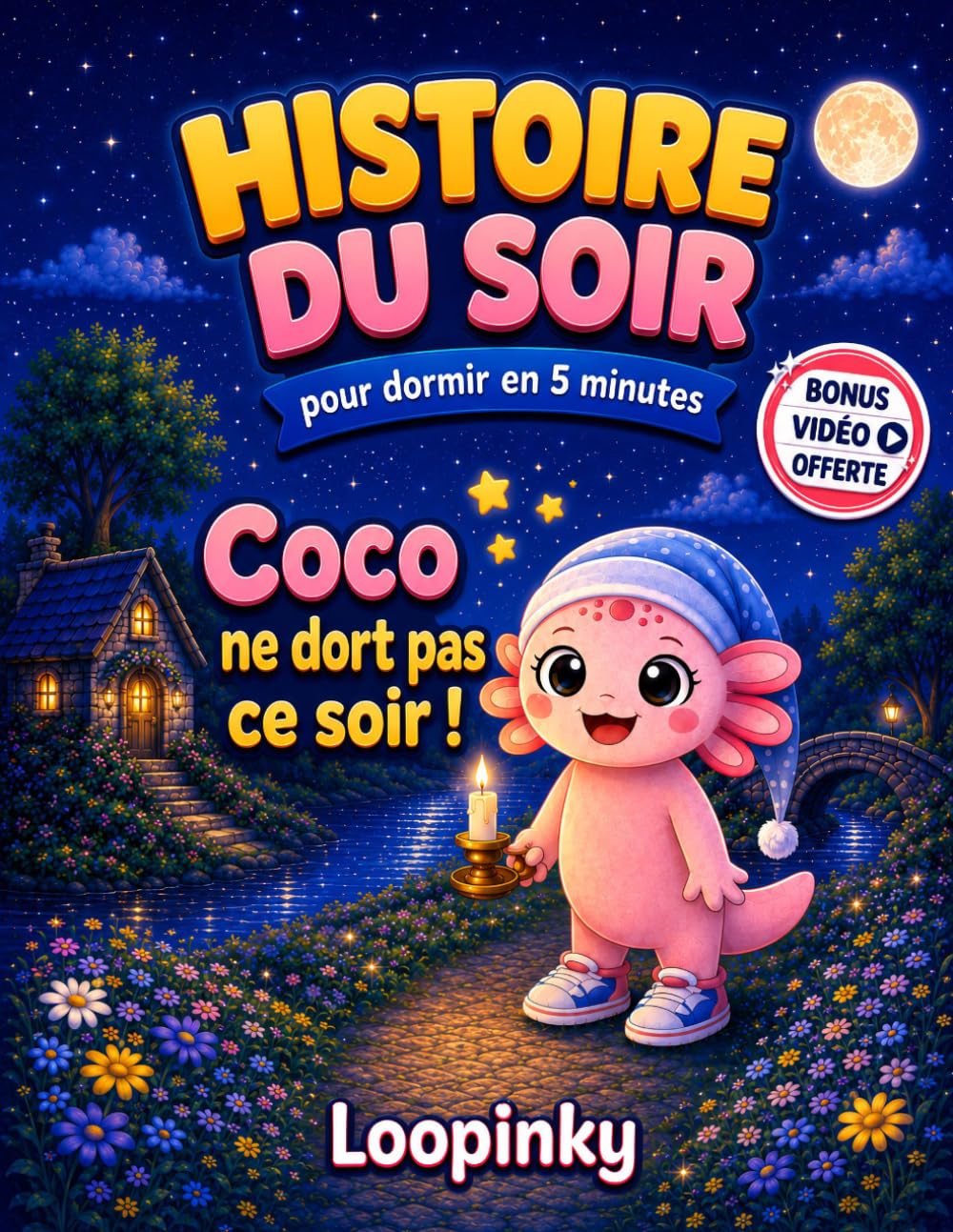 Coco ne dort pas ce soir ! : L'axolotl qui découvre pourquoi il faut dormir —: Livre éducatif animaux, histoire du soir 3-10 ans (Coco l'Axolotl)