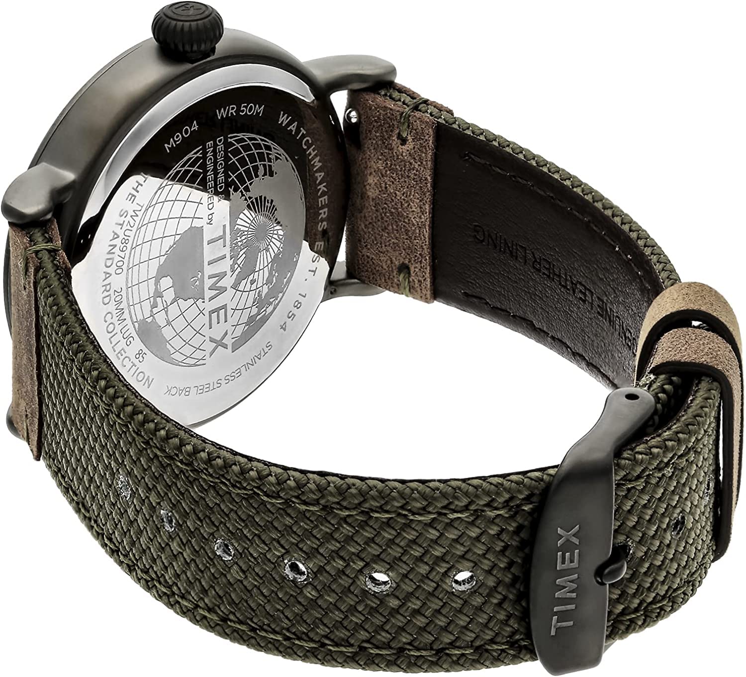 Timex Men's Analogue Watch with a Fabric Strap Standard