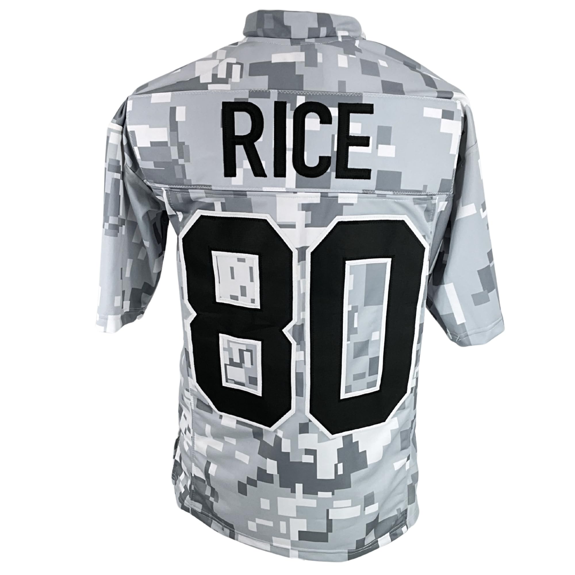 Jerry Rice Jersey White Camouflage San Francisco | Unisex Adult Sizes S-5XL Unsigned Sewn Stitched