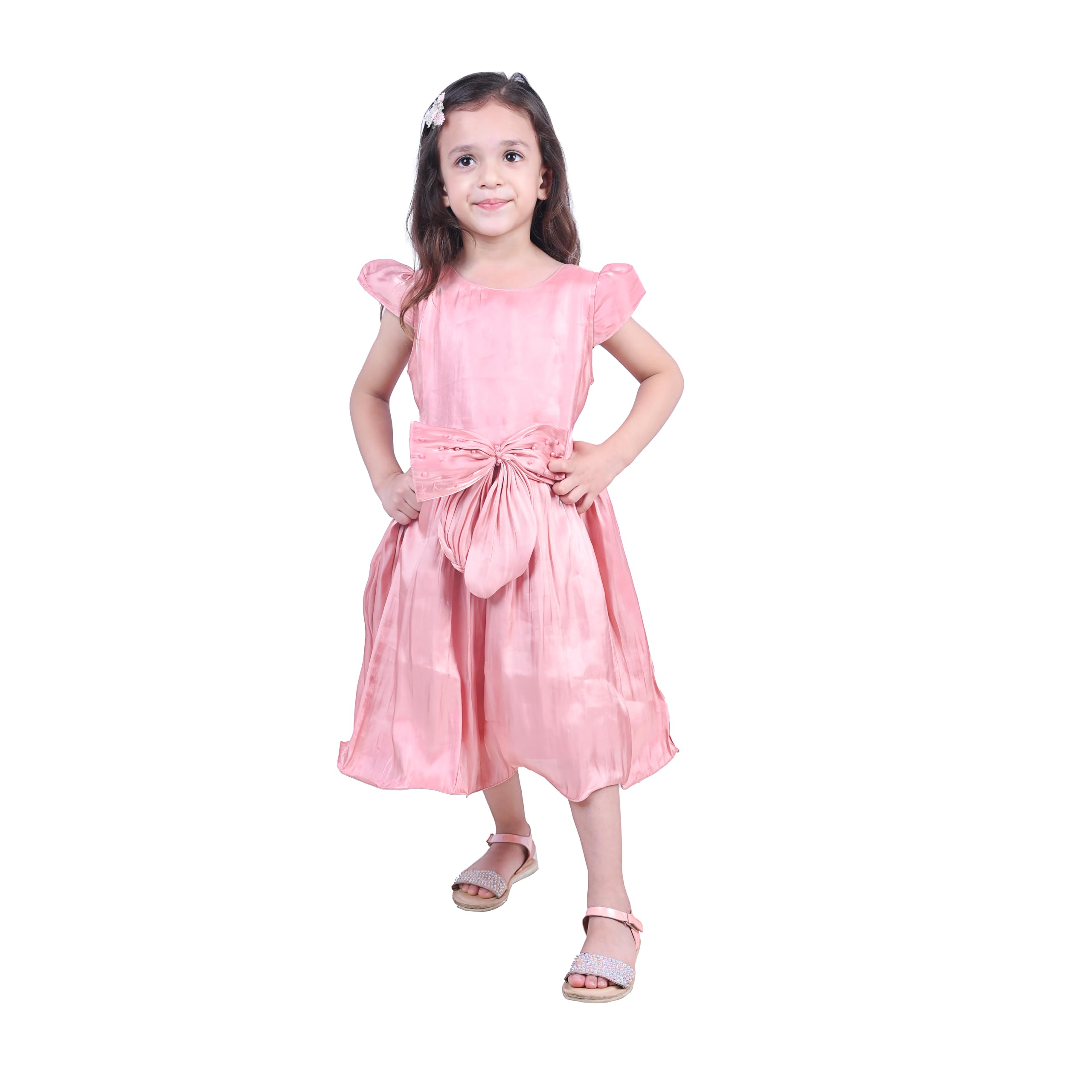 Buy Kidzo Trendy A-Line Frock for Girls | Soft Cotton Breathable