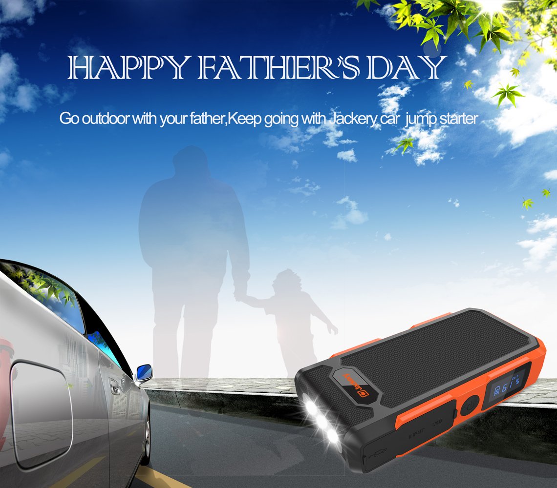 Jackery Spark Powerful 18000 mAh Jump Starter with Highest 800A Peak