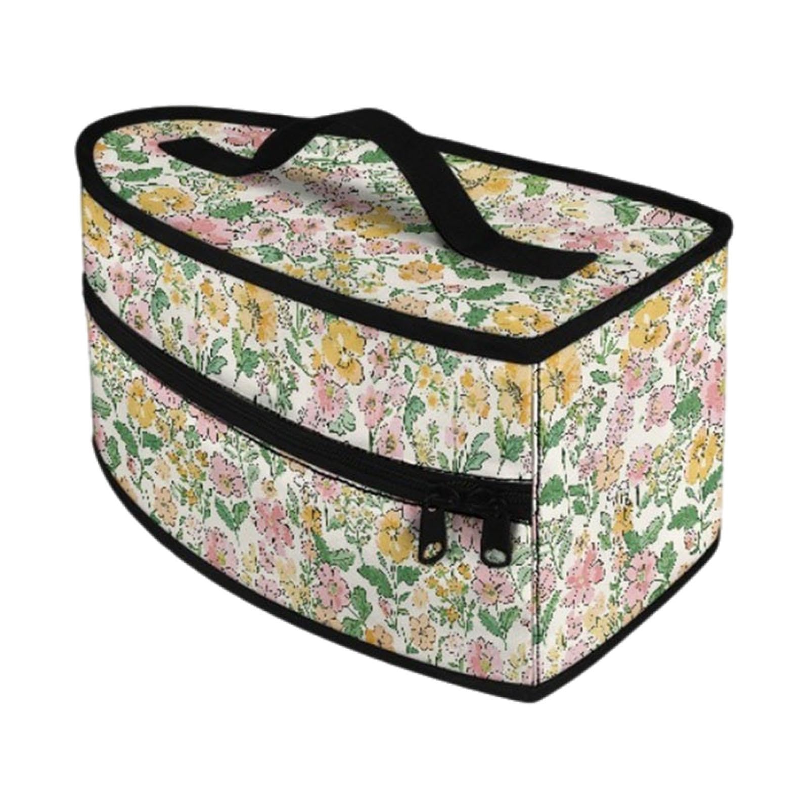 Gralara Borsa porta ferro da stiro Custodia per il trasporto del ferro da stiro con maniglia e cerniera per interni ed esterni, Giallo