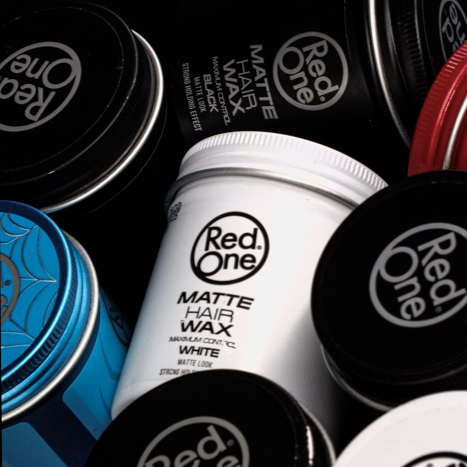 Redone Spider White Matte Hair Wax (2 x 100 ml) | matowy wosk do włosów dla mężczyzn | mocne utrwalenie | wosk z włókna o wyglądzie matowym | mocny efekt klejenia (WHITE)
