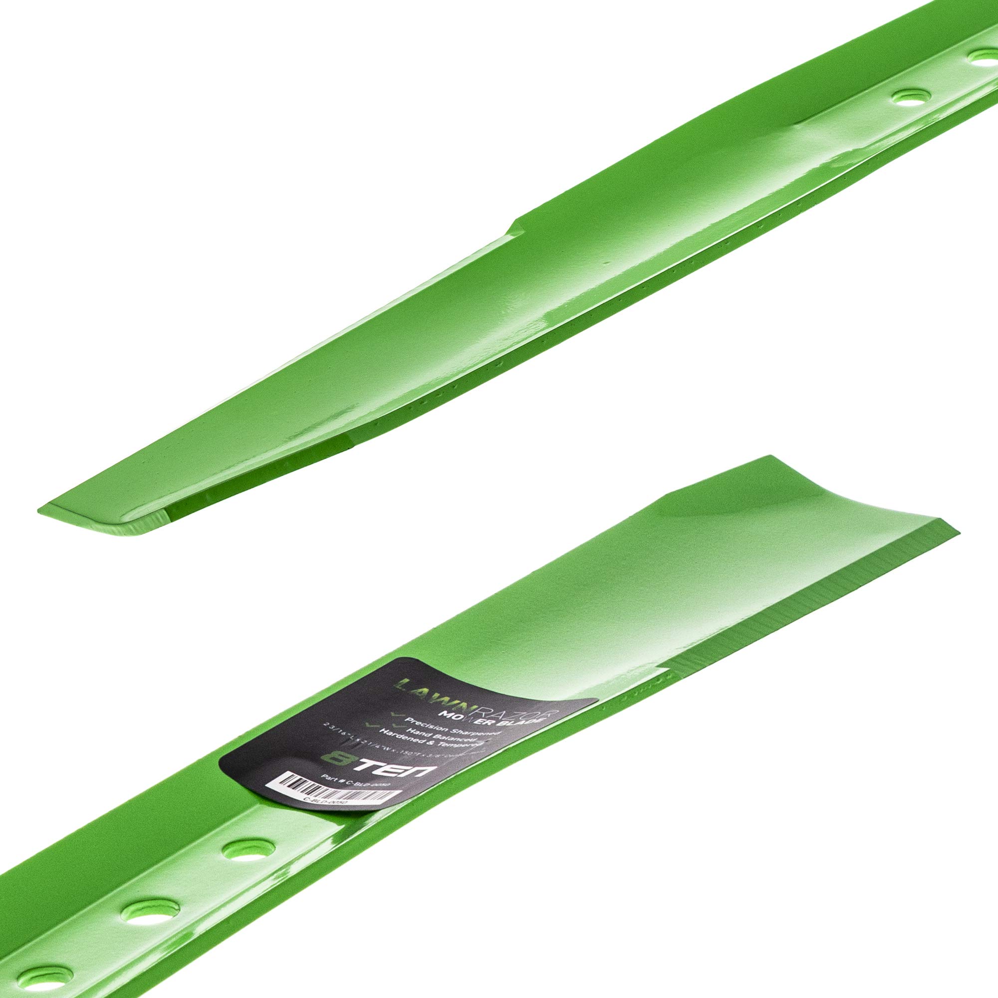 8TEN LawnRAZOR - Lama da 55,9 cm per pedane in Acciaio Toro Recyclers sostituisce 108-9764-03 104-8697-03 131-4547-03, Lyndee, 2 Blades
