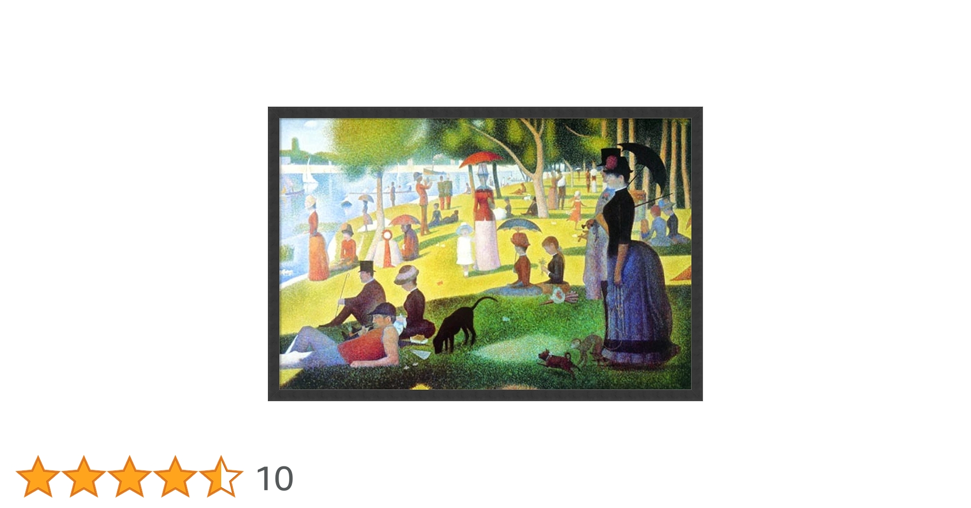 Amazon.co.jp: フレーム付きアートプリント、' Sunday Afternoon