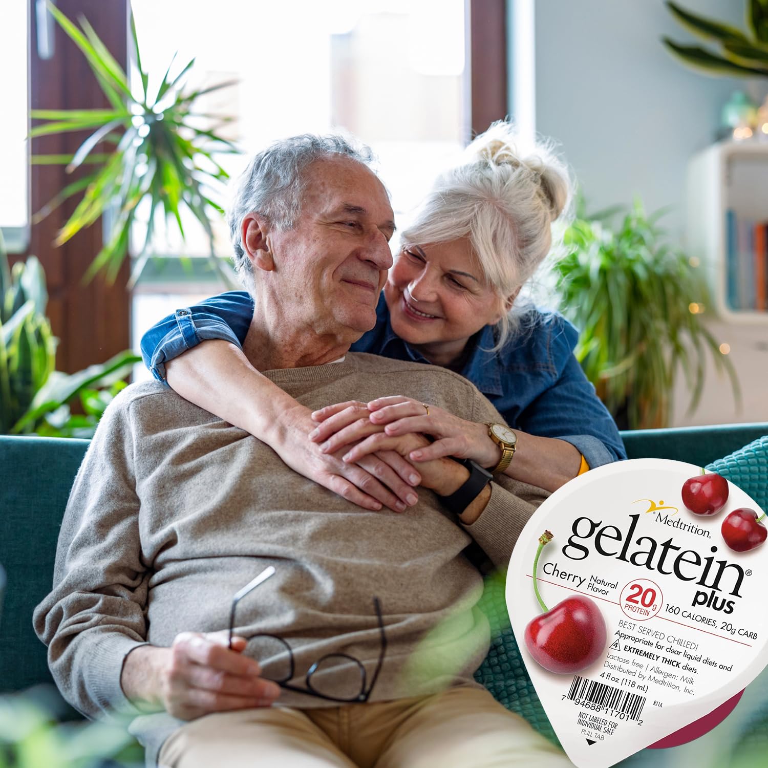 Gelatein Plus Cherry: 20 grams of protein. Ideal for clear liquid diets, swallowing difficulties, dialysis and oncology. Great pre or post-workout snack. (12 pack) - Image 8