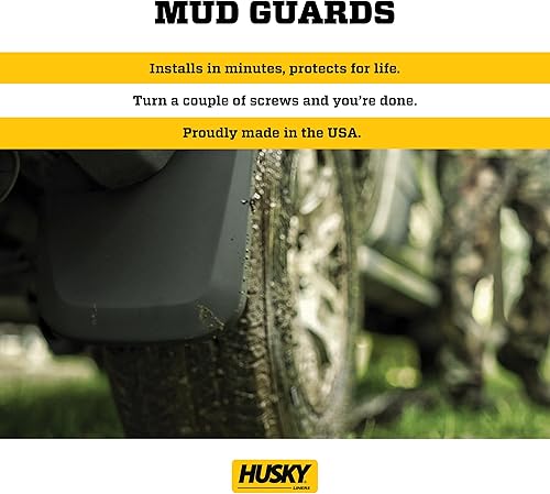 Miniatura 4 de Husky Liners - Protectores de barro delanteros y traseros  Chevrolet Silverado 1500 2007 - 2013, Chevrolet Silverado 25003500 2007 - 2014 con ruedas