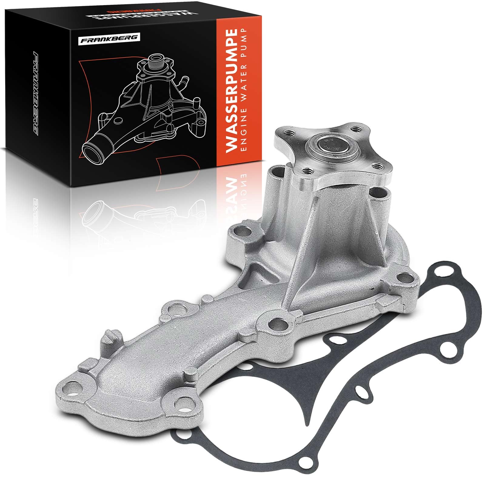 Frankberg Wasserpumpe Kompatibel mit Almera II N16 1.5L 1.8L 2000-2006 Almera Tino V10 1.8L 2000-2006 Primera P11 1.6L 1.8L 1996-2001 Benzin Replace# 210104M525