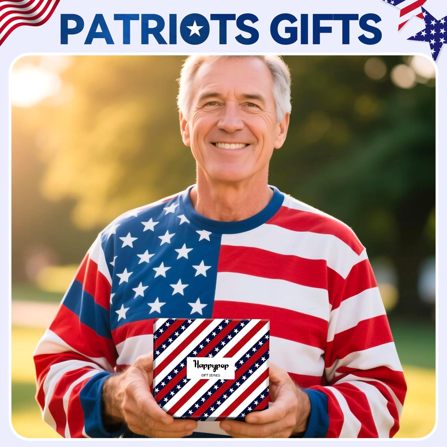 HAPPYPOP Funny Gifts for Men - Dad Music Golfing Guitar Bowling Republican Husband Socks - Image 2