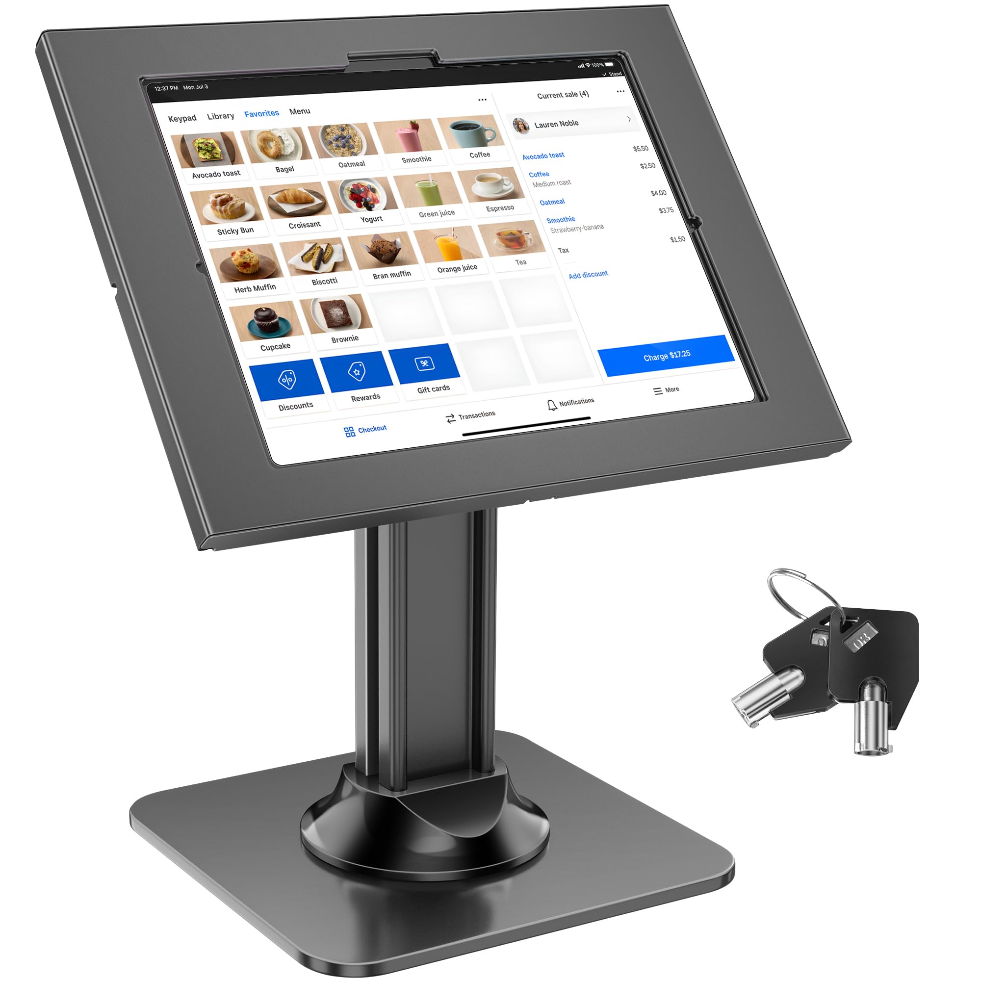 Photo 1 of AboveTEK Anti-Theft iPad Kiosk Stand