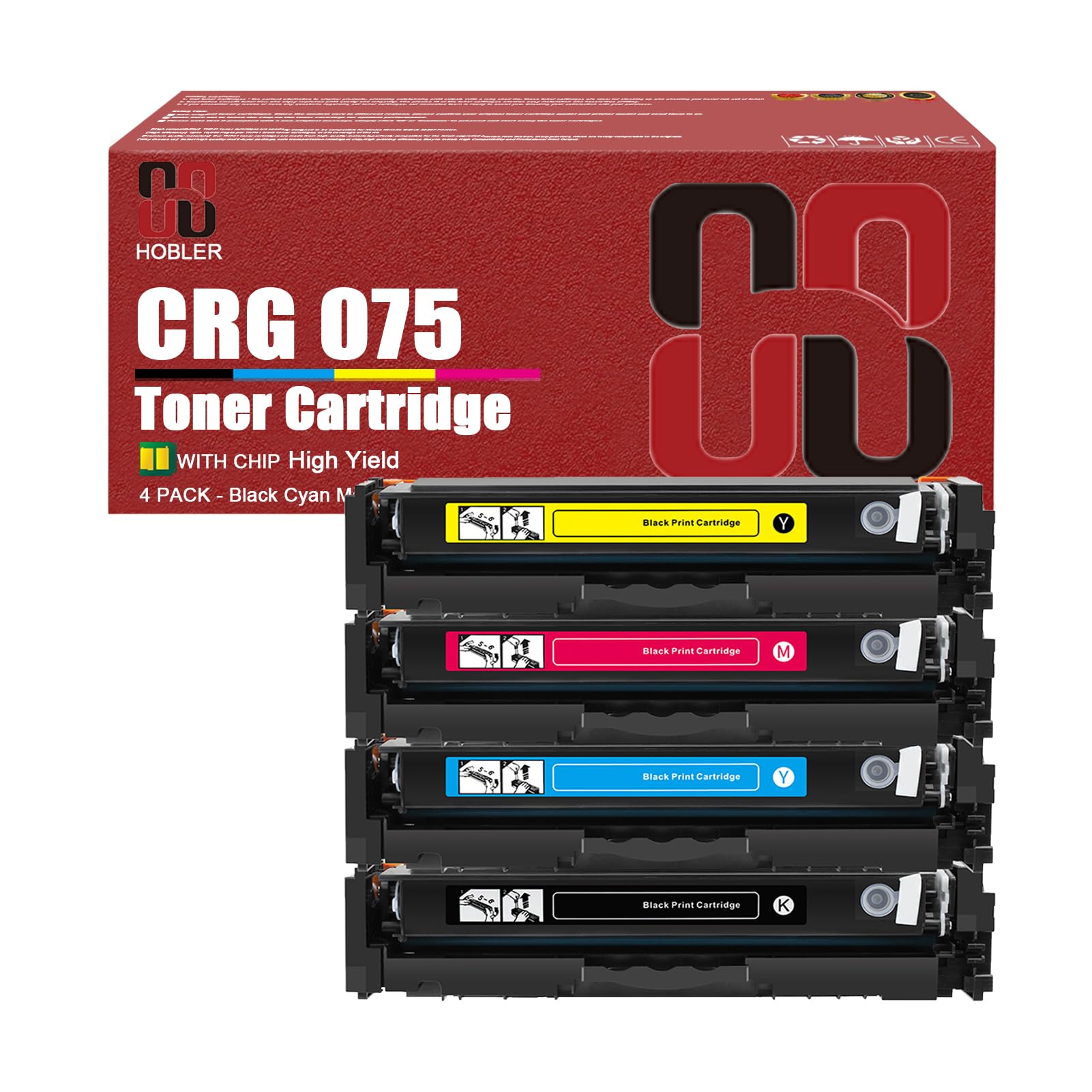 CRG075 Toner Cartridges Compatible for Canon 075 CRG 075 Toner