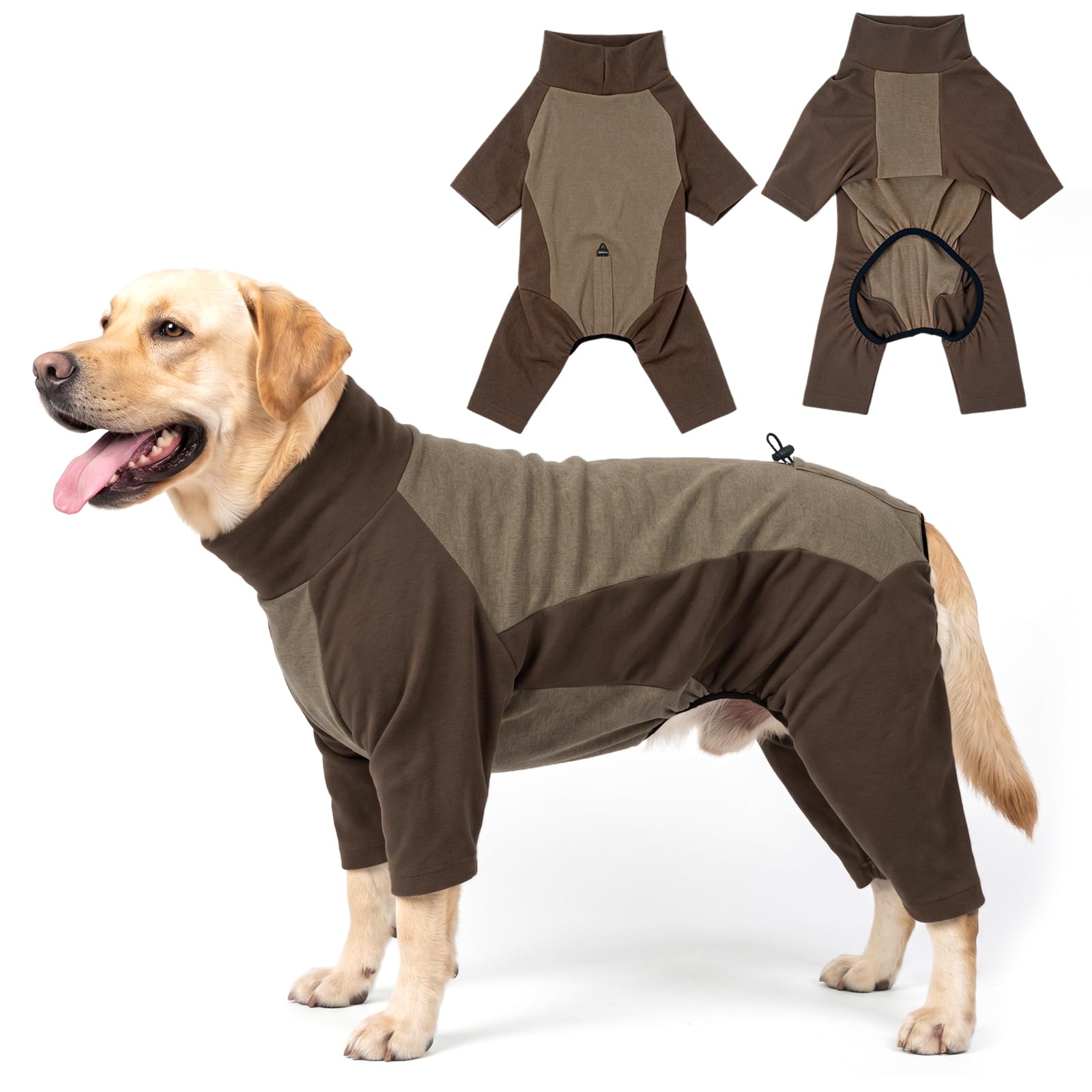 Dog Coat Warm Winter Fleece Jumper Thermal Jackets with Legs