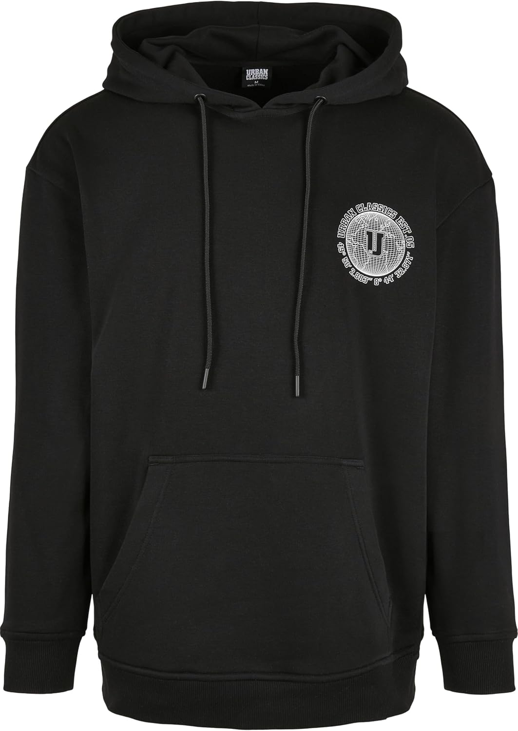 Urban Classics Mens Globetrotter hoodyHooded Sweatshirt