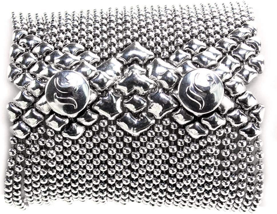 B50-AS Antique Silver Bracelet - Liquid Metal by Sergio Gutierrez - Image 3