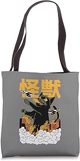 Kaiju Anime Cat Monster Japanese Tote Bag