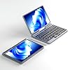 8 inch Mini Laptop Windows 11, 12th Gen Intel N100 Touch IPS Screen Micro PC, 12G DDR5 RAM 128GB SSD Pocket Notebook, 2 in 1 Gaming Tablet Computer with Stylus, WiFi6 BT5.2