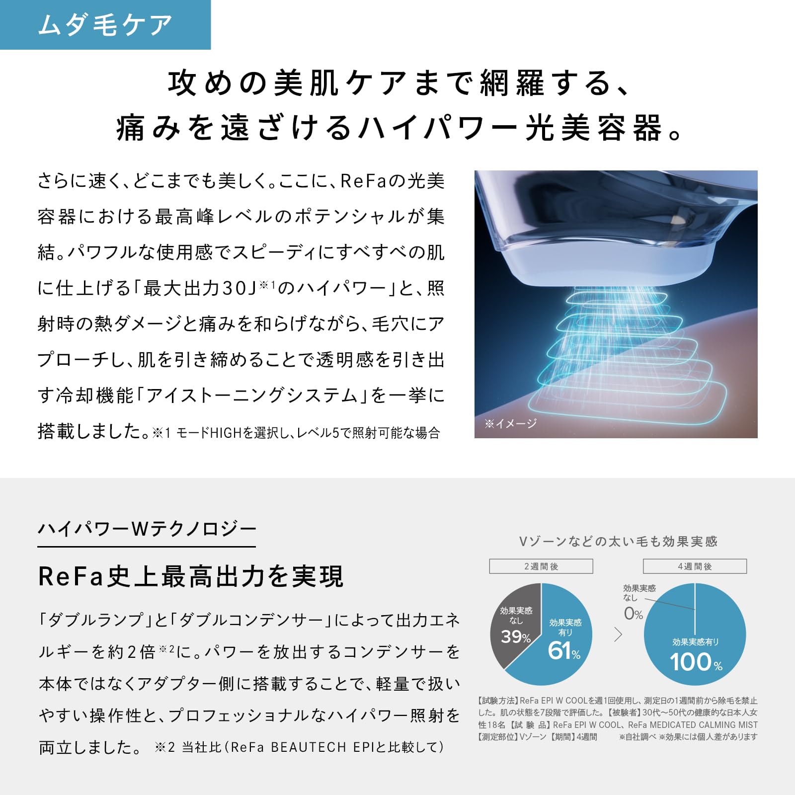 Amazon | 【公式ストア限定】リファ エピダブル クール/ReFa EPI W