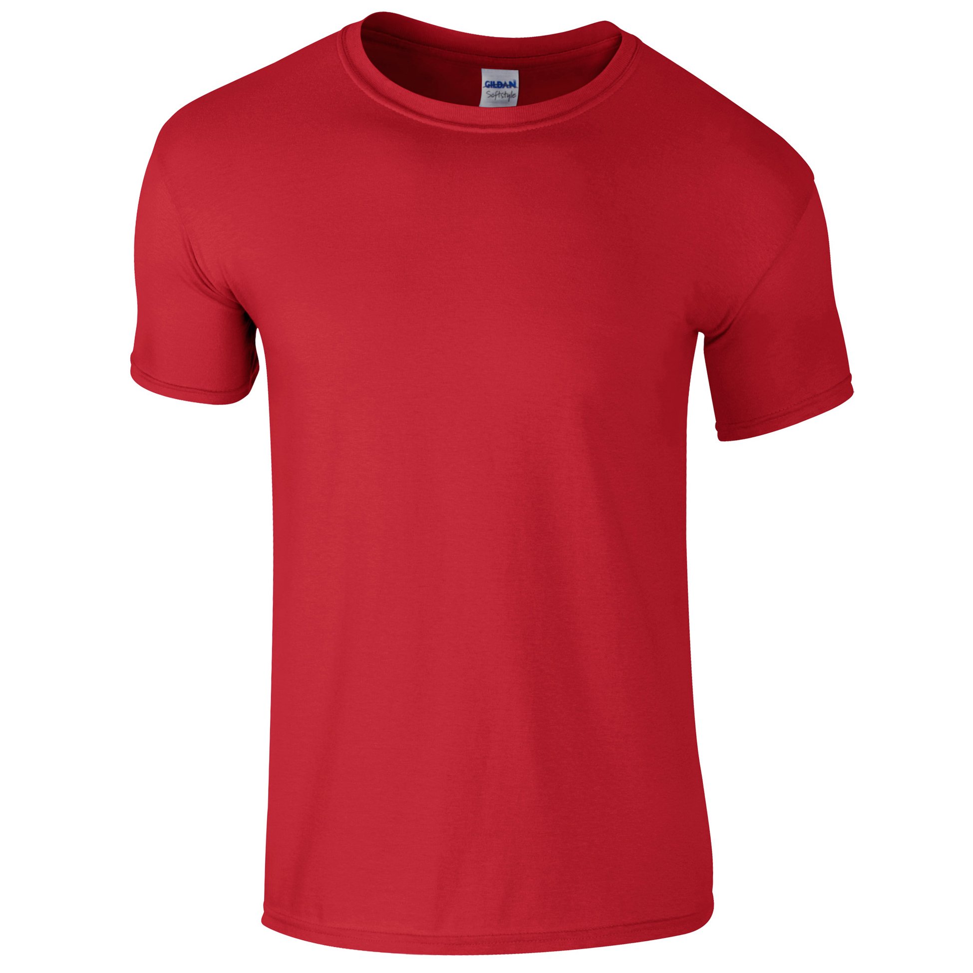 Gildan Childrens Unisex Soft Style T-Shirt (M) (Red)