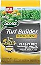 Scotts Turf Builder Weed and Feed3 - Weed Killer Plus Lawn Fertilizer, Controls Dandelion and Clover, Grass Fertilizer For Up To 15,000 sq. ft., 42.87 lbs.