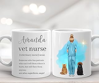 Vet Nurse Gifts for Women, Vet Nurse Mugs, Student Vet Nurse Mug, Student Vet Gifts for Vet Nurse, Personalised Vet Nurse Gifts, Vet Nursing Gifts