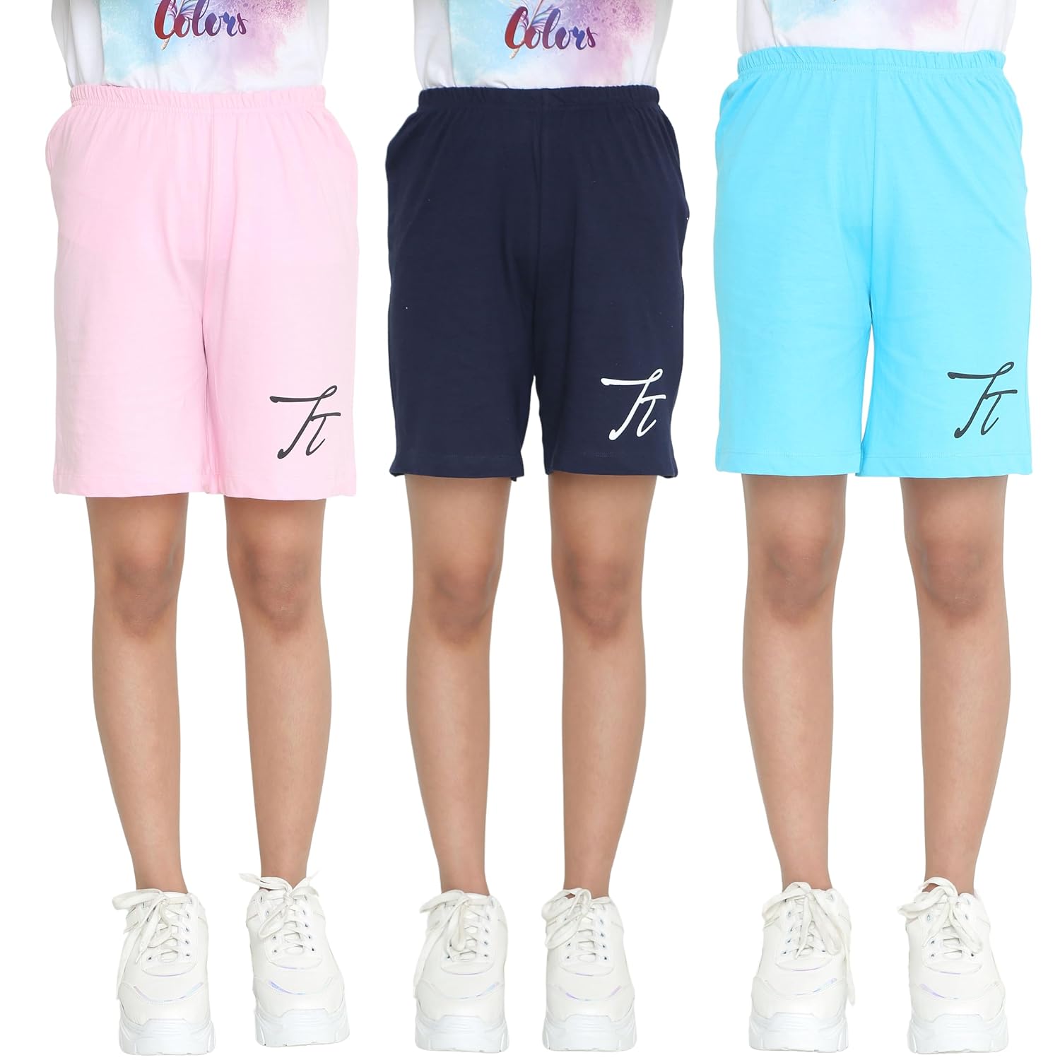 TotzTouch Printed Girls Shorts