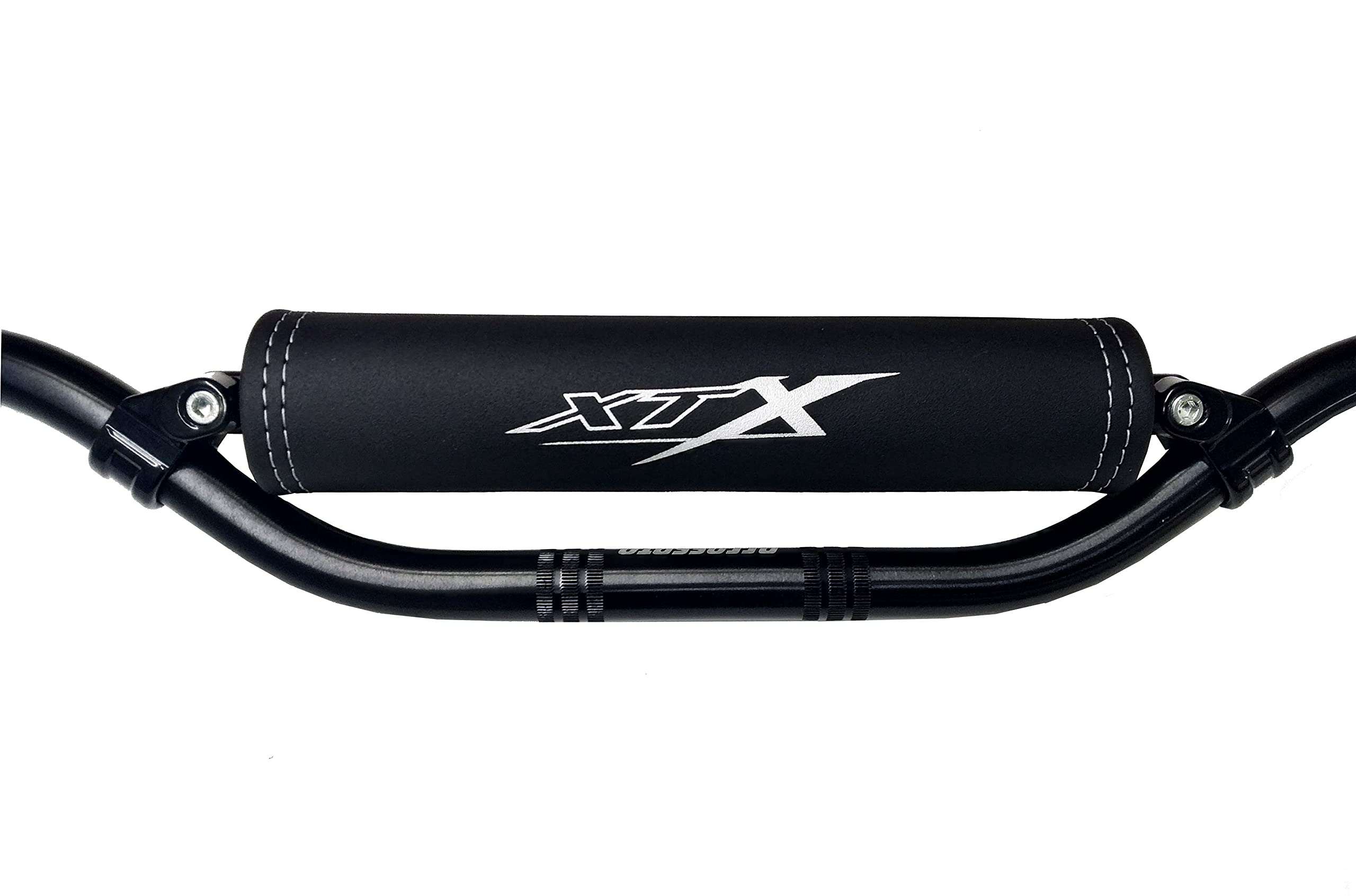 Coussin de barre transversale Yamaha XT660X avec logo blanc pour moto - 3