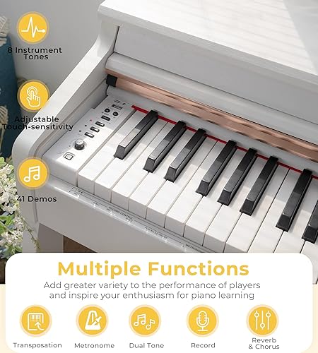 Miniatura 3 de Vangoa 88 Home Digital Piano and 41 inch Guitar