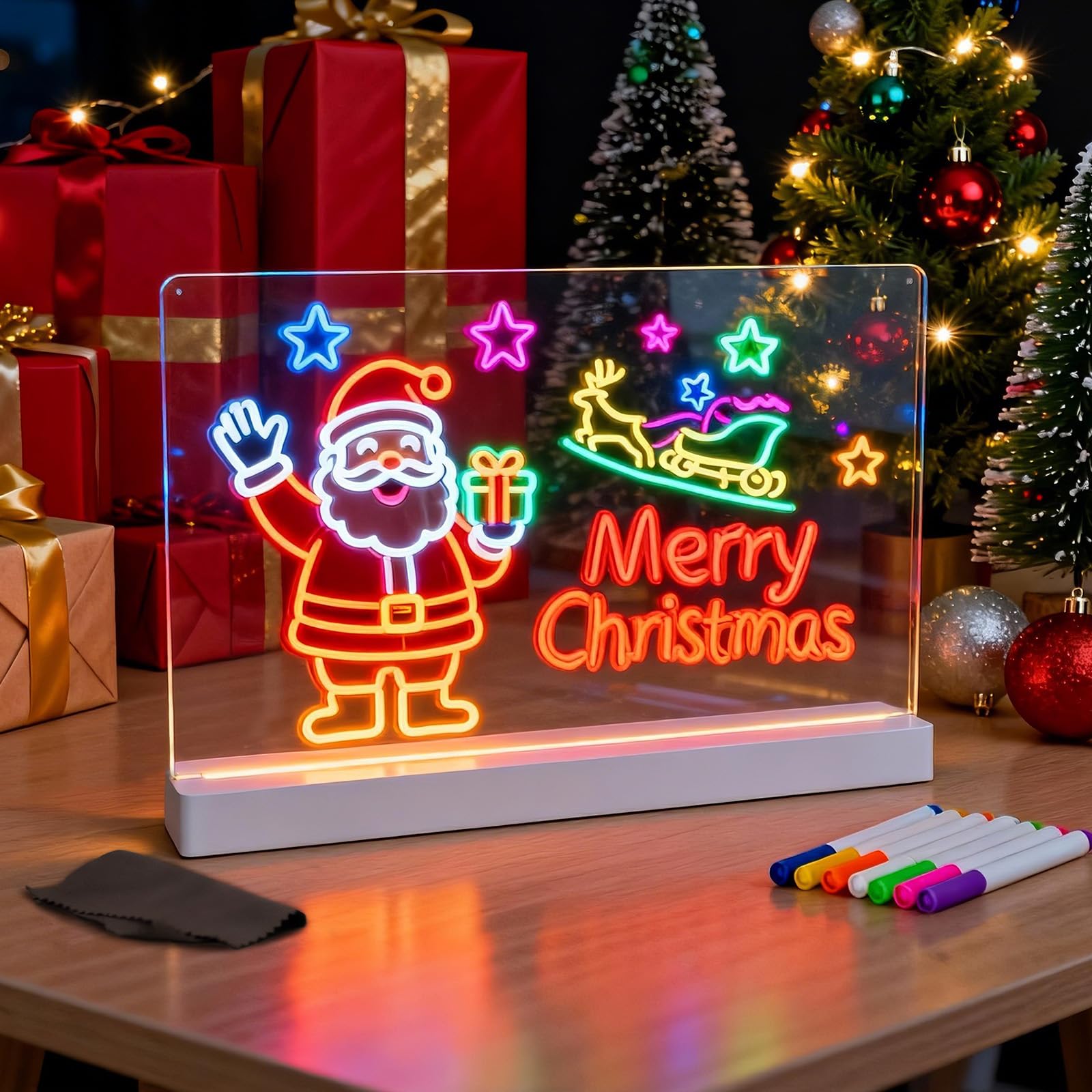 Amazon.co.jp: leep sheep LEDお絵描きボード 子供用 充電式 35cm大