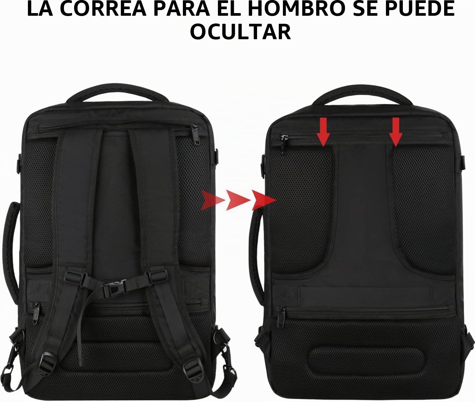 Vancropak Mochila Viaje 30L Expansible