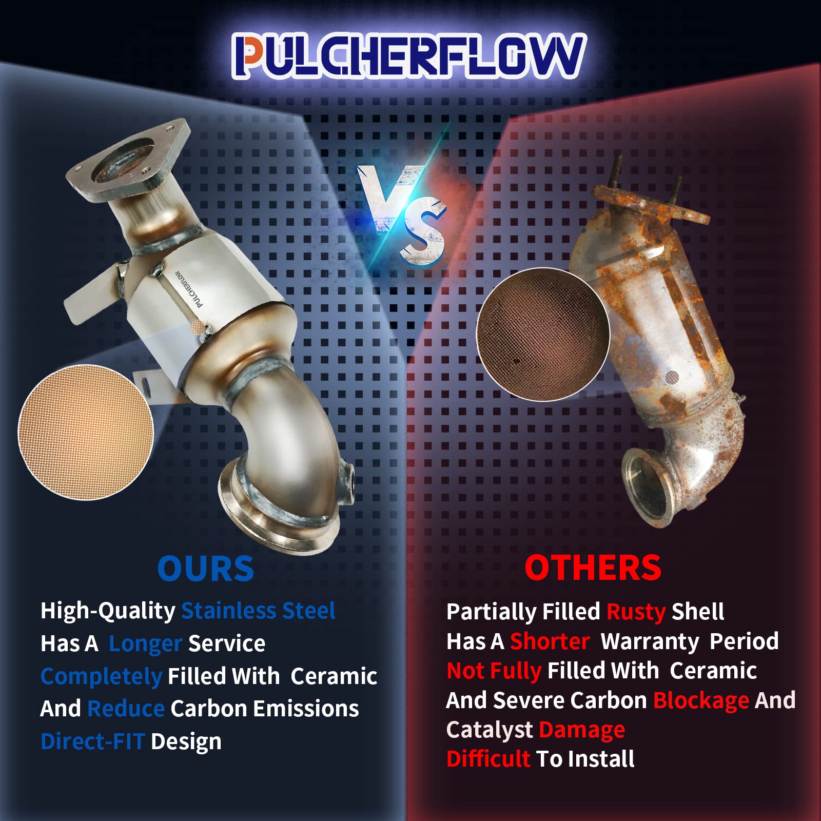 Convertidor Catalítico Apto Para 1998 2002 Chevrolet Prizm 1.8L V4 LSi