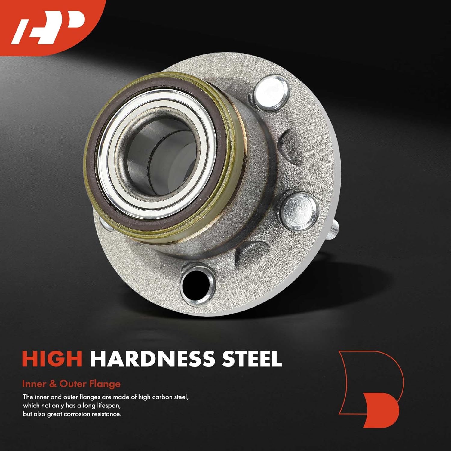 A-Premium 2 x Rear Wheel Bearing and Hub Assembly with 5-Lug Compatible with Ford Transit Connect 2010 2011 2012 2013