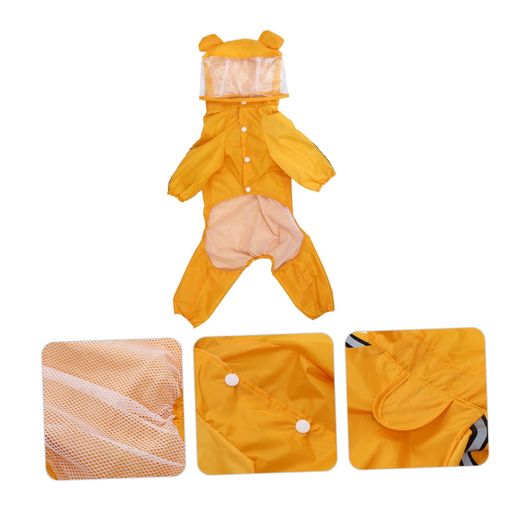 Angoily Lot De 3 Imperméables Tendance en Forme Dabeille pour Chien Idéal pour Les Journées Chaudes Et Sèches