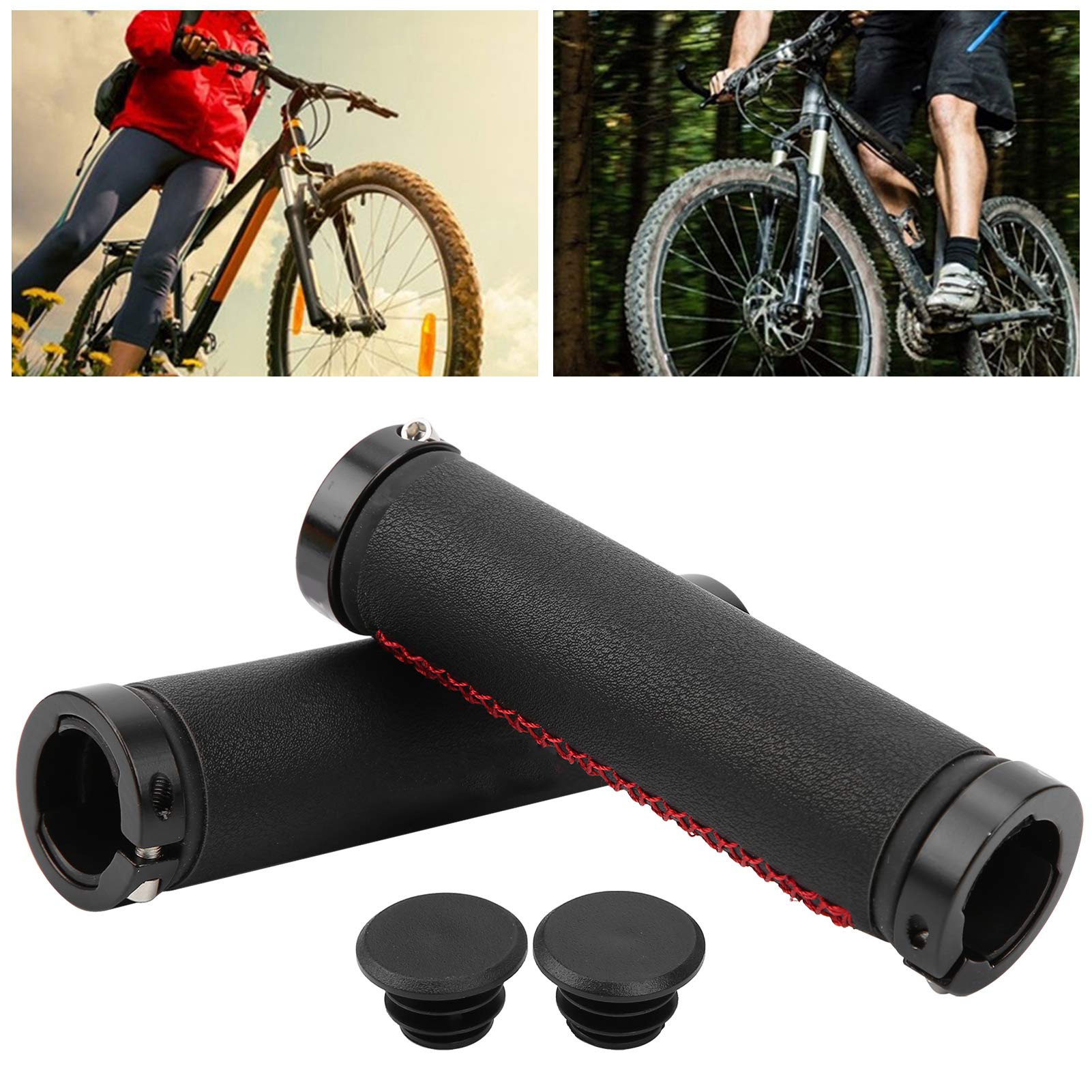 Poignées De Vélo Ergonomiques 2 Pièces - PU/PP - Installation Facile, Protecteur élégant - Neuves