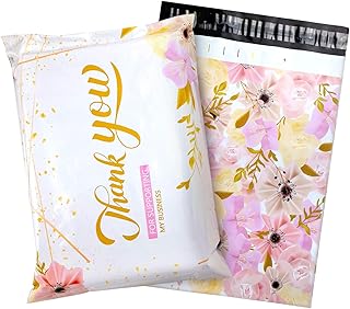 100 Pack Poly Mailers 10x13, Cute Packaging Envelope Mailers Polymailers Packaging for Small Business, Shipping Bags for C...