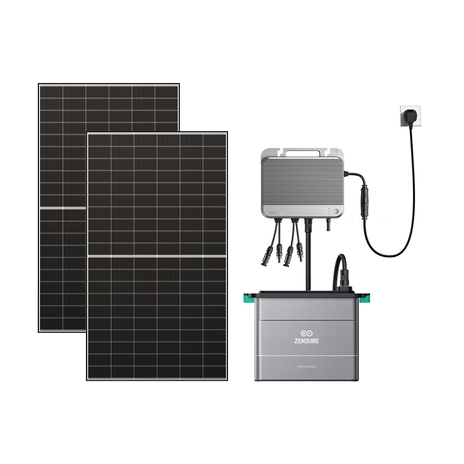 Zendure SolarFlow 800 Micro-onduleur Hybride Intelligent 1200W MPPT, Puissance AC bidirectionnelle de 800 W,...