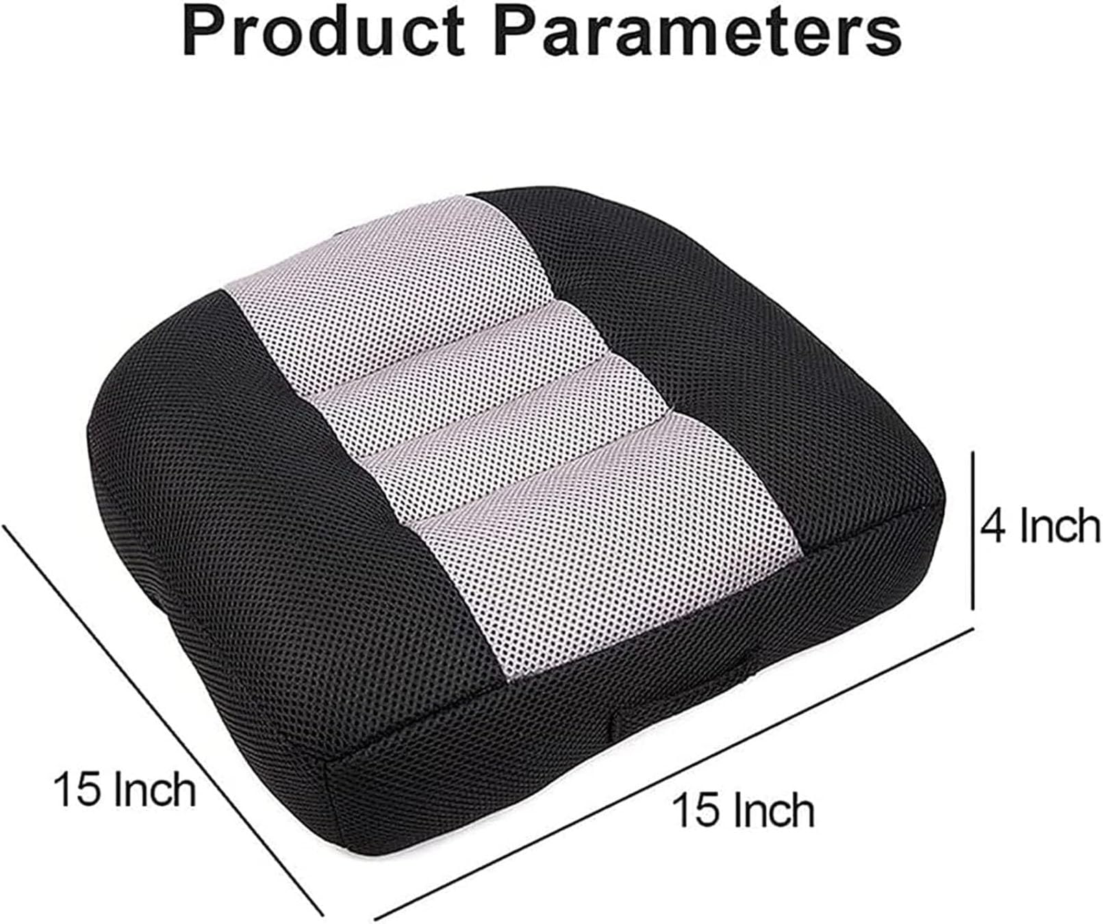 Ergonomisches Sitzkissen aus Memory-Schaum für verbesserte Haltung und Komfort im Büro und Auto
