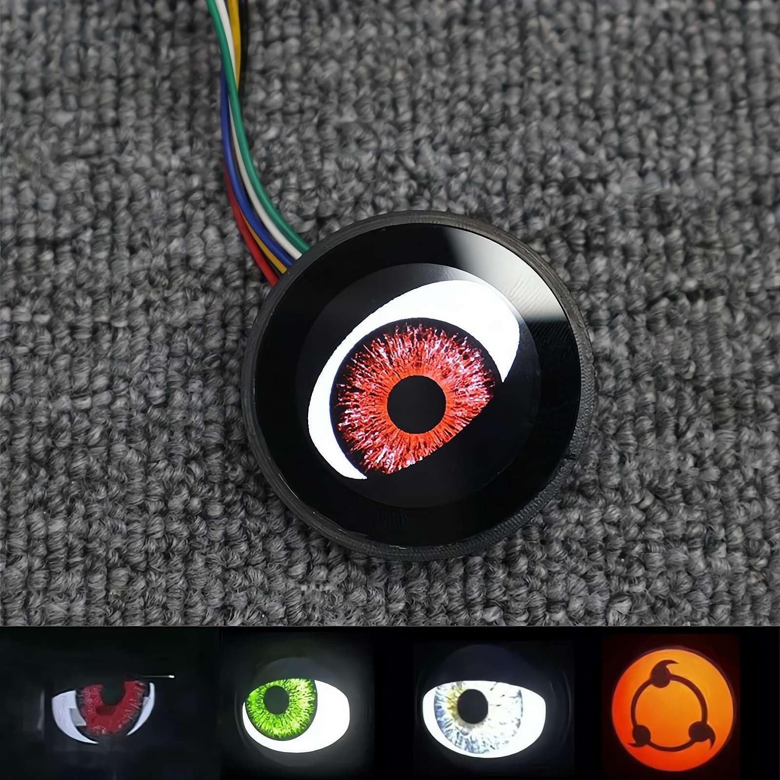 Dynamic Devil Demo Eyes Car Decorative Light For Headlight Dynamic Devil Demo Eyes Car Decorative Light For Headlight