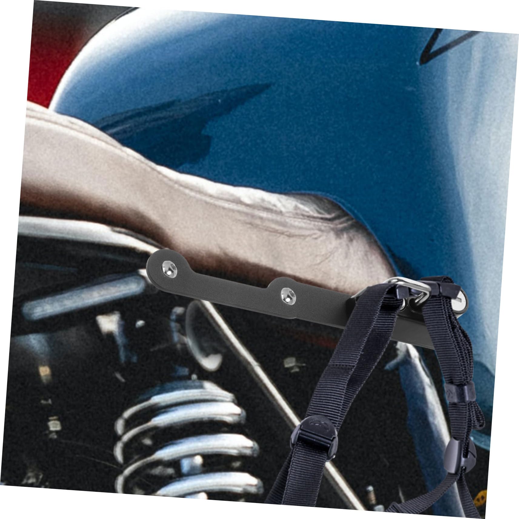 Zerodeko Antivol Multifonction Noir Moto de Métal de Sécurité Verrou Casque Installation Simple pour Moto et Scooter