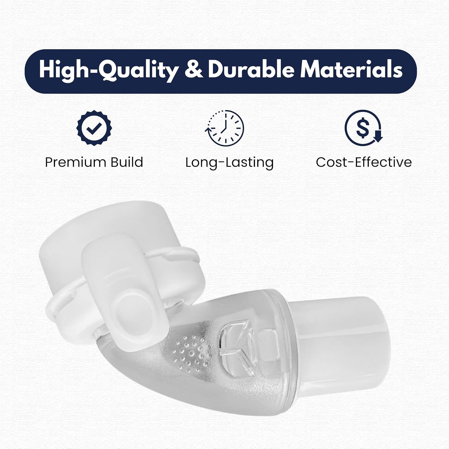 Connecteur coudé pivotant de rechange pour AirFit F20/F30 – Libération rapide, réduction du bruit, durable et design rotatif à 360°
